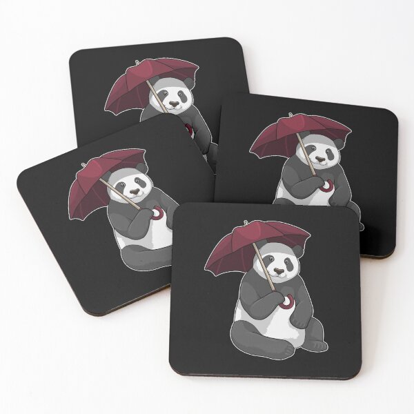 Item preview, Panda at Rain with Umbrella designed and sold by Snabdesign84.