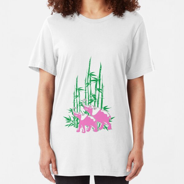 The Pink Elephants. Slim Fit T-Shirt