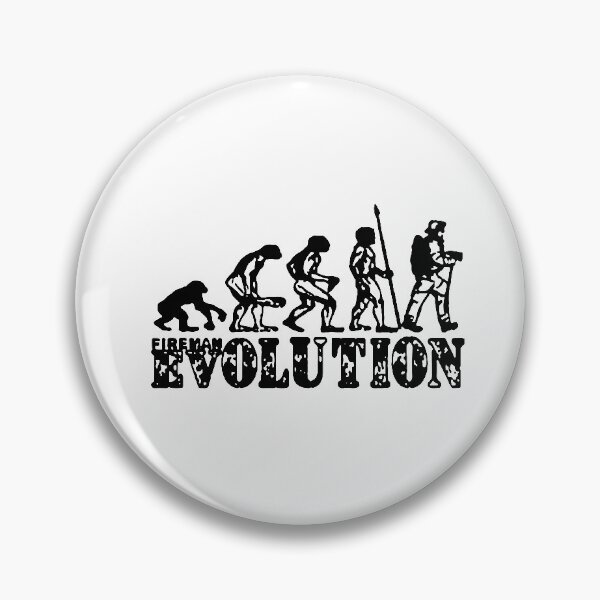 Item preview, Firefighter Evolution of Fireman Hero my dad is fireman Gift Premium Apparel Funny Holiday Xmas designed and sold by DesignByHeartUK.