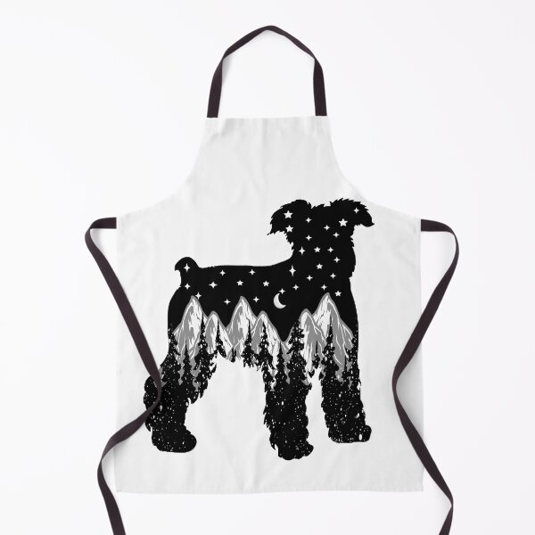 Item preview, miniature schnauzer dog lover night mountain christmas gift designed and sold by alaechamlal.