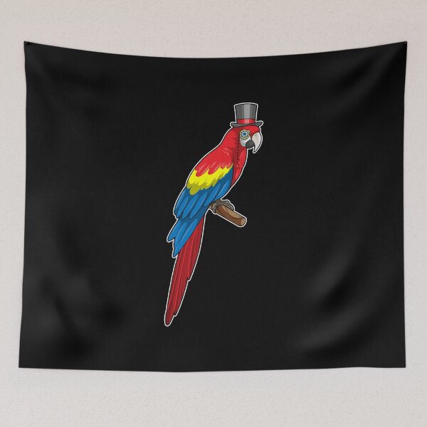 Item preview, Parrot as Gentleman with Hat designed and sold by Snabdesign84.