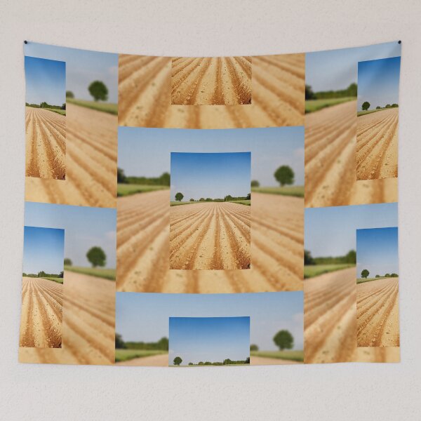 Item preview, Ploughed agriculture field empty designed and sold by Arletta Cwalina.