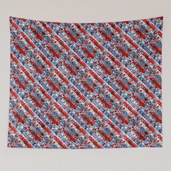 Item preview, Red White And Blue Abstract designed and sold by Phil Perkins.