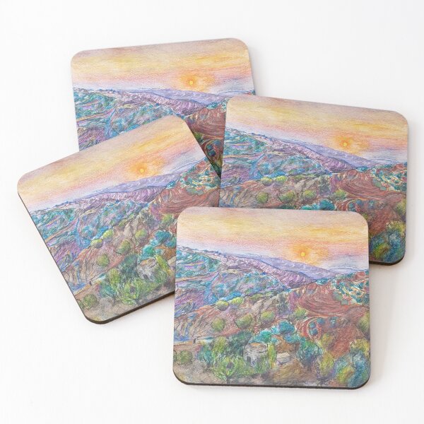 Item preview, Sunset over Bethlehem Hills, from Veronique Orset's photo designed and sold by EsterKarenAida.