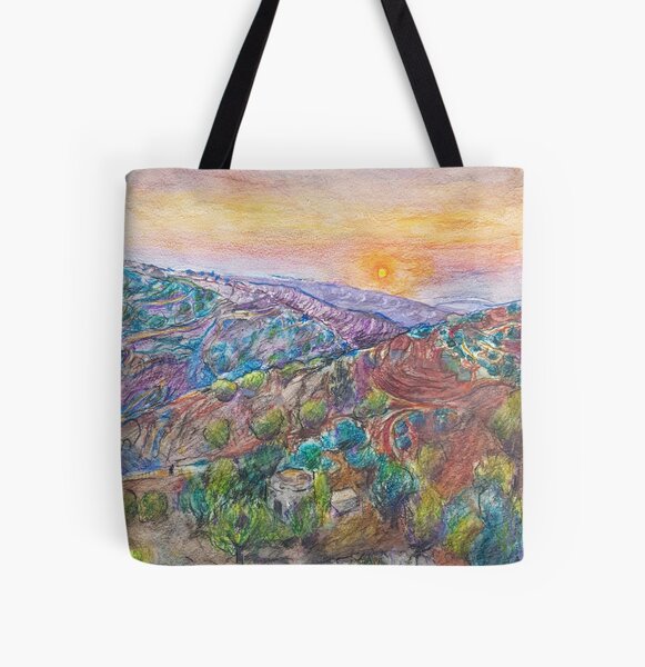 Artikel-Vorschau von Sonnenuntergang über den Bethlehem Hills, von Veronique Orsets Foto, designt und verkauft von EsterKarenAida.