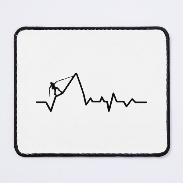 Item preview, Hiking Mountain Heartbeat Heartbeat Funny MTB Dirt Bike Art Design Happy Apparel Essential Inspiration Joy Mood Funny designed and sold by DesignByHeartUK.