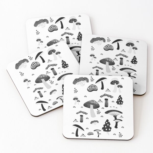 Item preview, Fungiphile Botanical Mushrooms Pattern designed and sold by TranscendFlow.