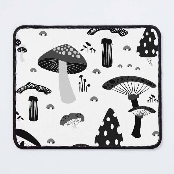 Item preview, Fungiphile Botanical Mushrooms Pattern designed and sold by TranscendFlow.