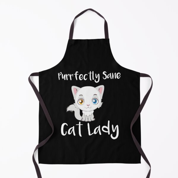 Item preview, Purrfectly Sane Cat Lady Funny Cat Lover Funny  kitten designed and sold by fekir.