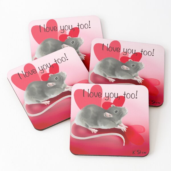 Item preview, Valentines Day Rattie designed and sold by Stewnamie.