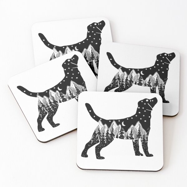Item preview, labrador dog lover night mountain christmas gift designed and sold by alaechamlal.