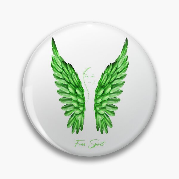 Item preview, Your guardian angel with big green angel wings designed and sold by MartinEngel.