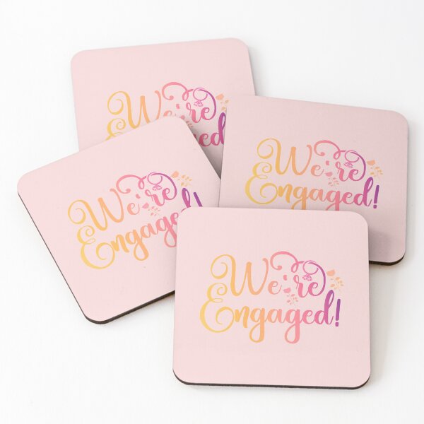 Item preview, We're Engaged designed and sold by franktact.
