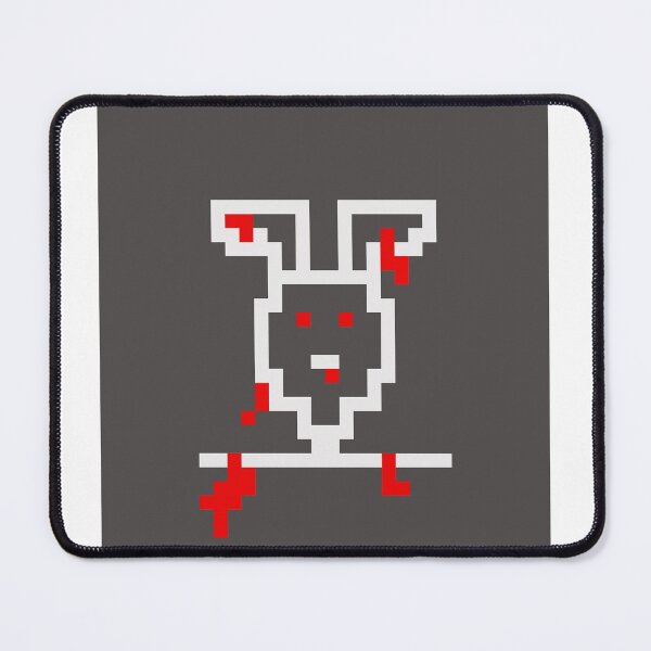 Item preview, Creepy Rabbit Head Pixel Art designed and sold by LittleDollGames.