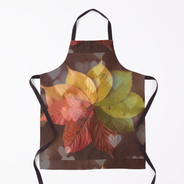 Item preview, I Love Autumn  Autumn Leaves in Vivid Colors with Hearts designed and sold by HMadeArtSON.