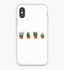 cactus hipster drawing iPhone-Hülle & Cover