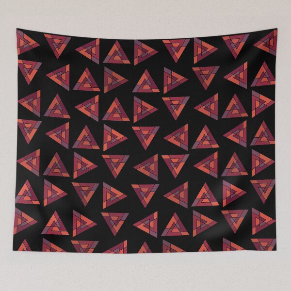 Item preview, Colorful Triangles  designed and sold by Ukiyo Sumi.