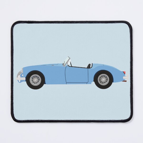 Item preview, MGA Sports Car (Iris Blue) Classic Car illustration designed and sold by JHMimaging.