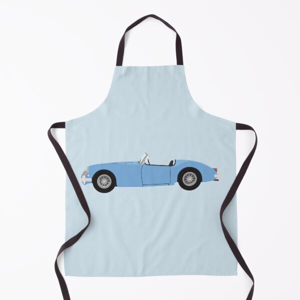 Item preview, MGA Sports Car (Iris Blue) Classic Car illustration designed and sold by JHMimaging.