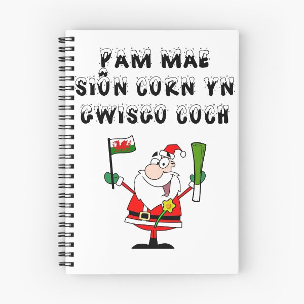 Item preview, Pam mae Sion Corn yn gwisgo coch - Funny Welsh Santa Claus for rugby fans at Christmas designed and sold by WelshStuff.