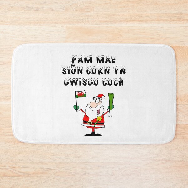Item preview, Pam mae Sion Corn yn gwisgo coch - Funny Welsh Santa Claus for rugby fans at Christmas designed and sold by WelshStuff.