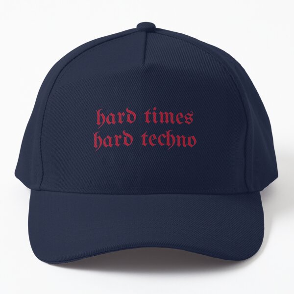 Hard times Hard techno Cowboy Hat Beach Military Cap Man Hats