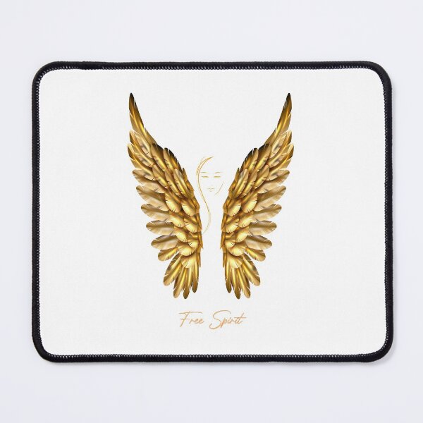 Item preview, Angel with large golden angel wings - your guardian angel designed and sold by MartinEngel.