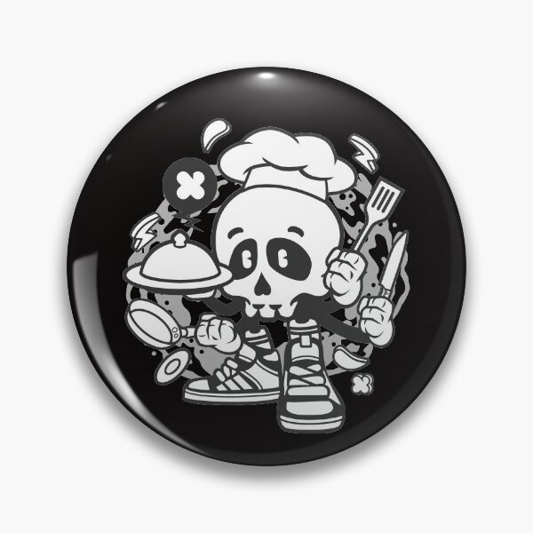 Item preview,  Pro Cartoon Design Chef Skull designed and sold by CartoonTshirtD.