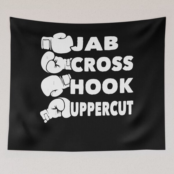 Item preview, Jab Cross Hook Uppercut - Boxing Lover Gym Boxer Kickboxing  designed and sold by PruitMaebel.