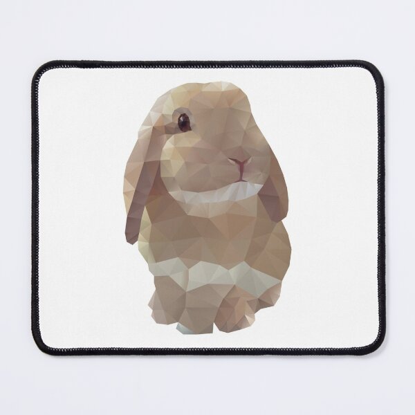 Item preview, Peanut Bunny the Rabbit Polygon Art Sticker designed and sold by SAMUELHUTCHINGS.