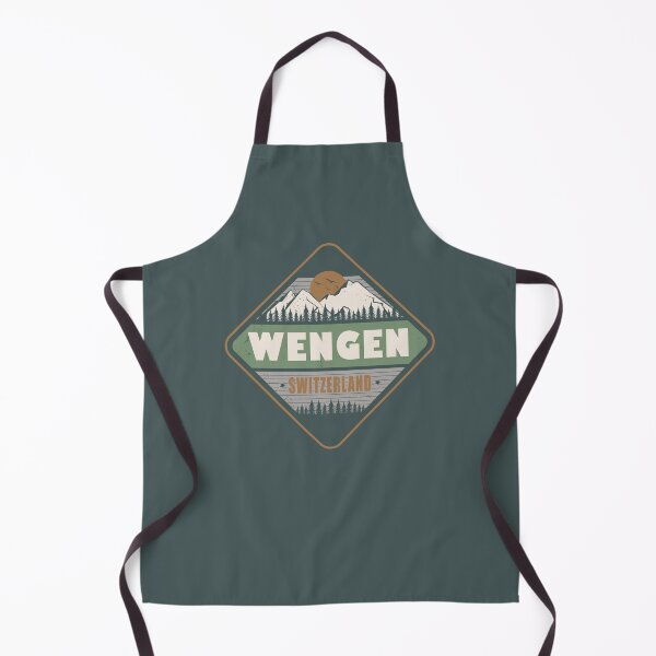 Item preview, Wengen Switzerland Vintage Hiking Design designed and sold by CynthiaGraphics.