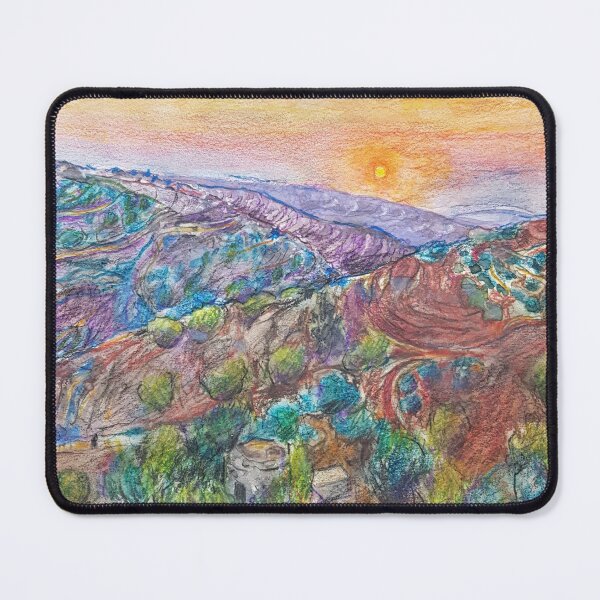 Item preview, Sunset over Bethlehem Hills, from Veronique Orset's photo designed and sold by EsterKarenAida.
