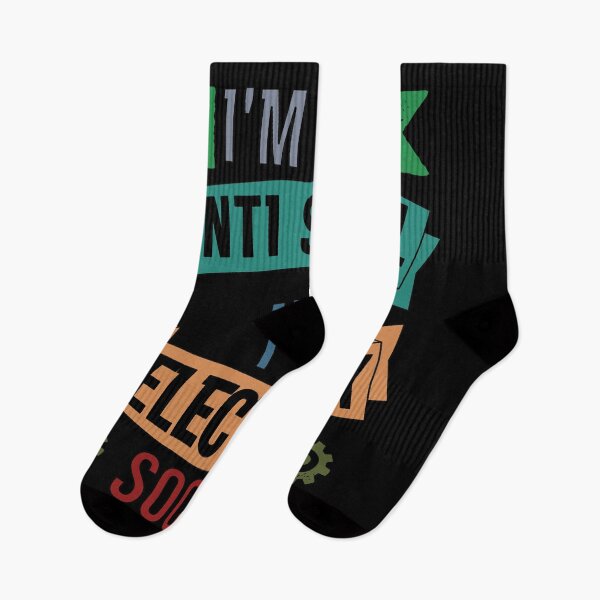 Item preview, I'm Not Anti Social I'm Selectively Social designed and sold by FridPix.