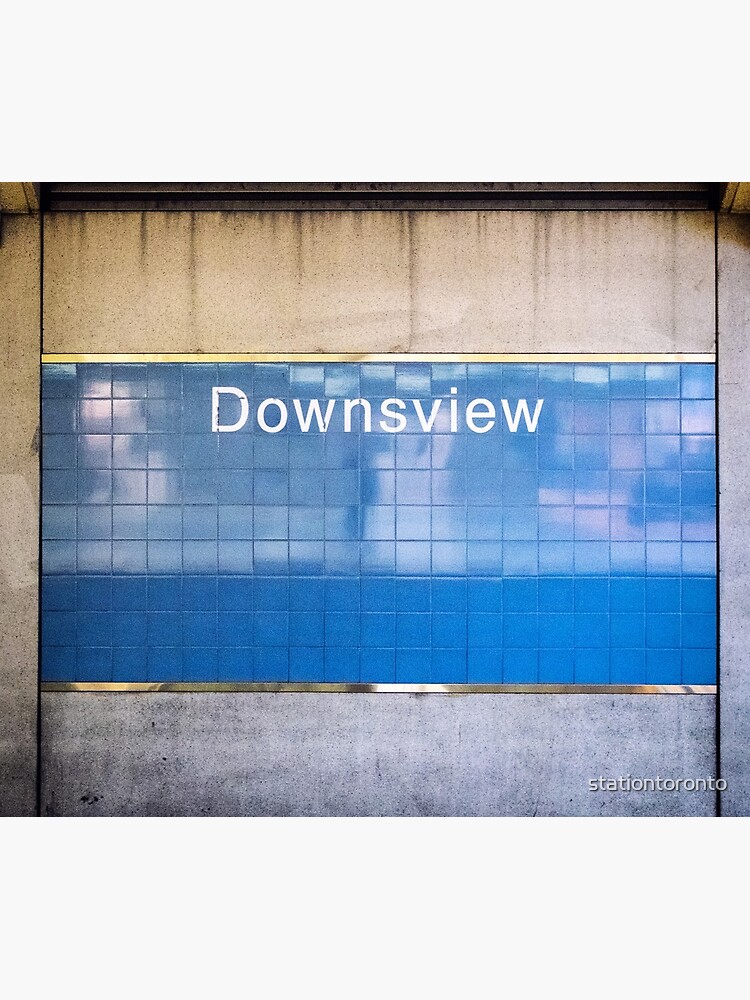 Downsview Toronto Subway Sign by stationtoronto