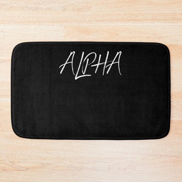 Item preview, ALPHA written in Benedict font designed and sold by primetee.