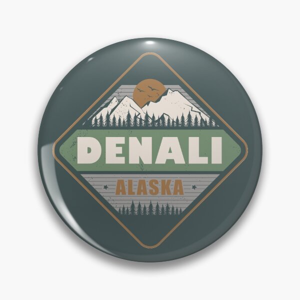 Item preview, Denali Alaska US Vintage Hiking Design designed and sold by CynthiaGraphics.