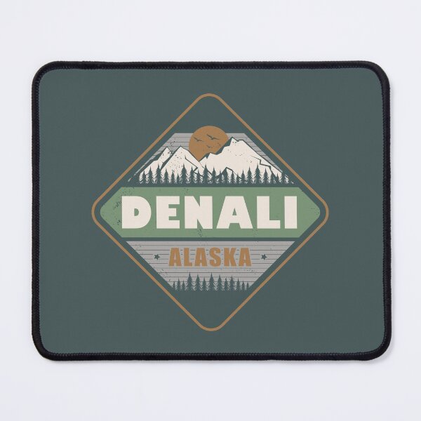 Item preview, Denali Alaska US Vintage Hiking Design designed and sold by CynthiaGraphics.