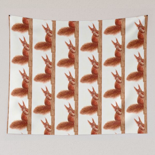 Item preview, Squirrel on the tree designed and sold by Sandra  Steinke.