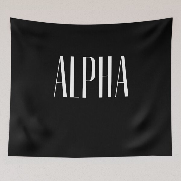 Item preview, ALPHA written in Devasia font designed and sold by primetee.