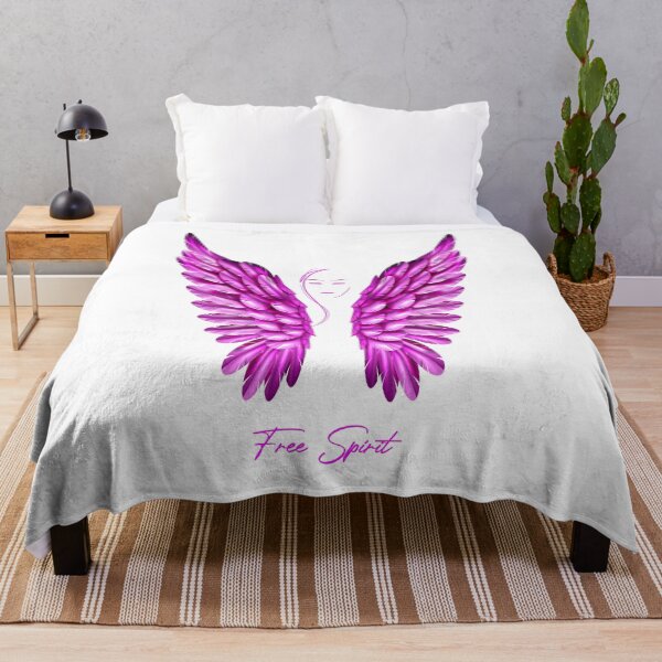 Item preview, Angel with large purple angel wings - your guardian angel designed and sold by MartinEngel.