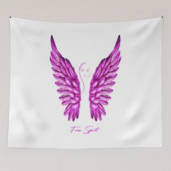 Item preview, Angel with large purple angel wings - your guardian angel designed and sold by MartinEngel.