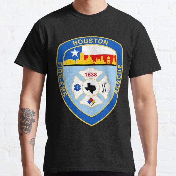 NEW! Houston FIRE HFD Station 5. Spring Branch t-shirts tees.