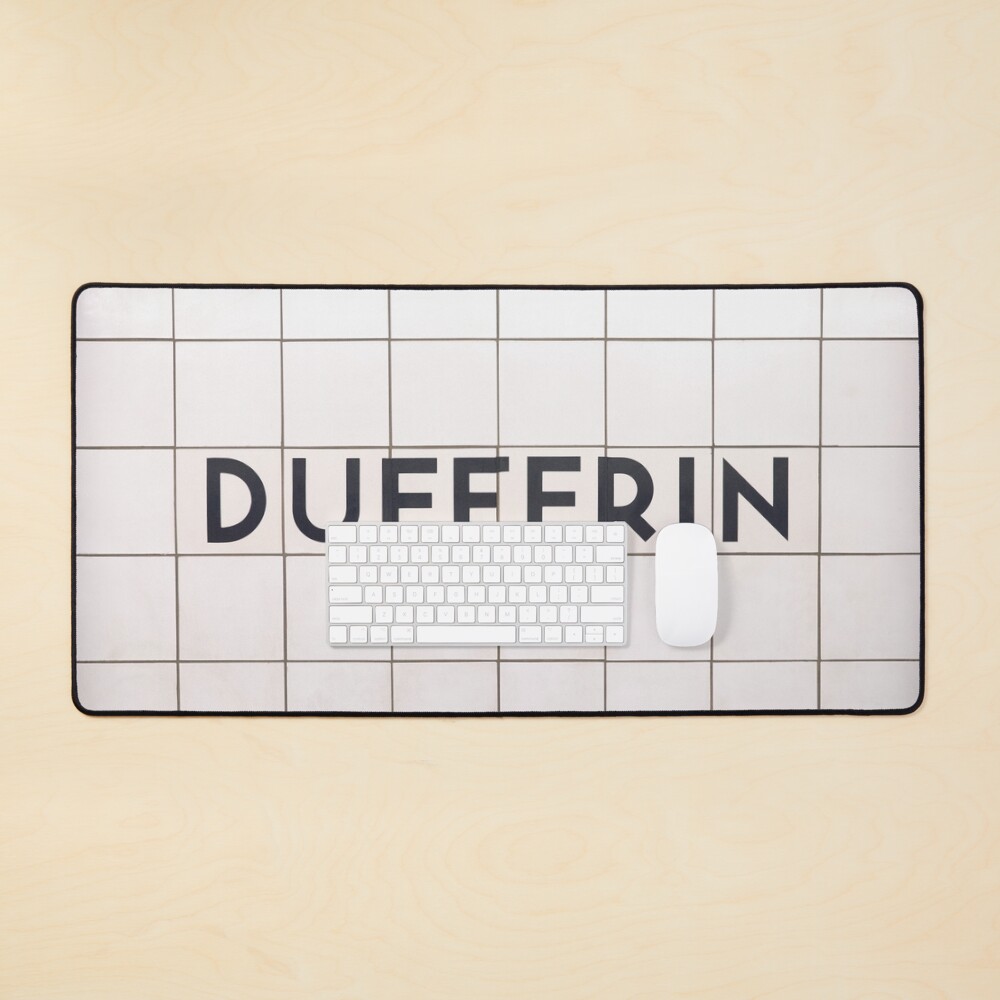 Dufferin Toronto Subway Sign Mouse Pad