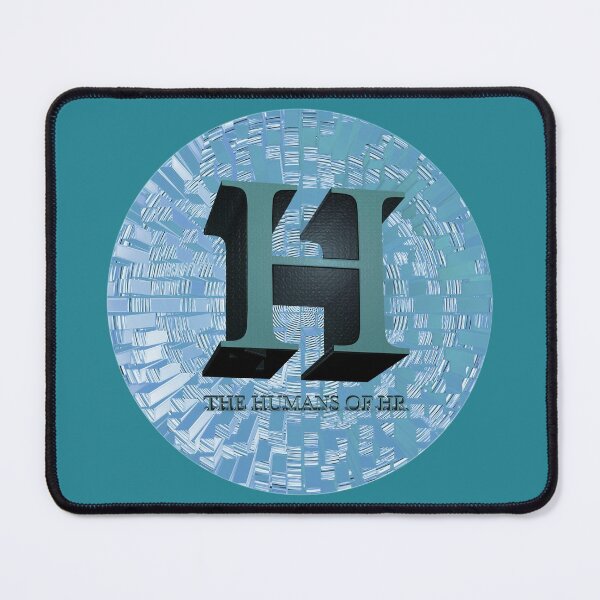 The Humans of HR Vintage Blue Logo Mouse Pad