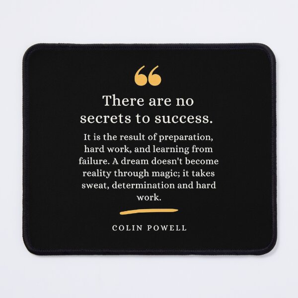 Item preview, Colin Powell Leadership Quote Secrets to Success  designed and sold by PruitMaebel.