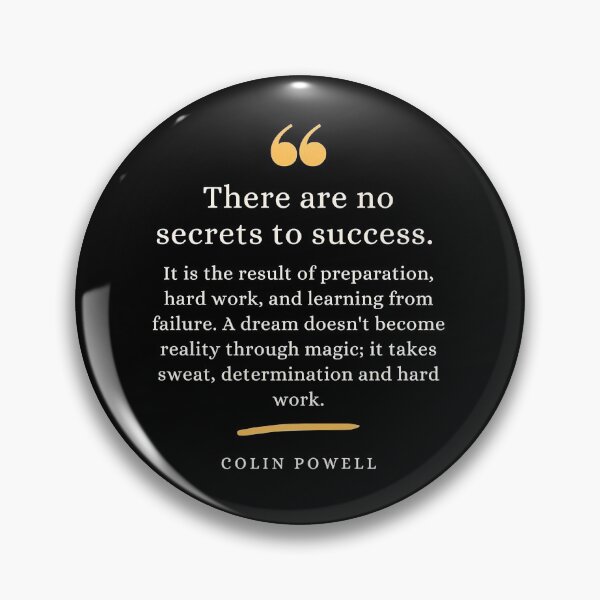 Item preview, Colin Powell Leadership Quote Secrets to Success  designed and sold by PruitMaebel.