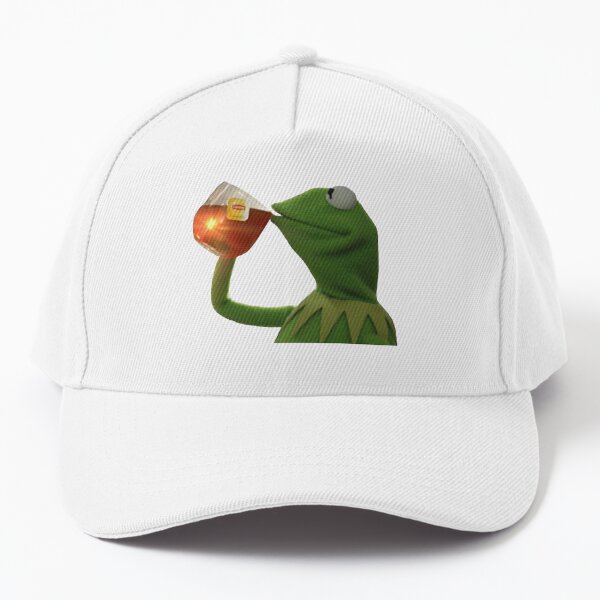 kermit drinking beer hat