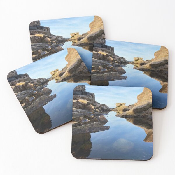 Item preview, Beautiful photo of cliff and ocean  designed and sold by HenrikGPhoto.