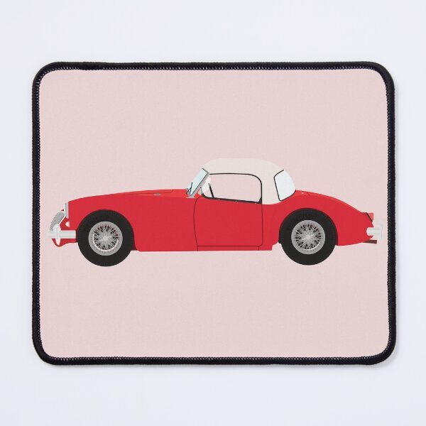 Item preview, MGA Sports Car (Red) with Hardtop Classic Car illustration designed and sold by JHMimaging.