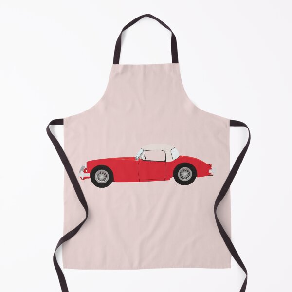 Item preview, MGA Sports Car (Red) with Hardtop Classic Car illustration designed and sold by JHMimaging.